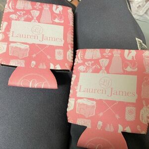 New Lauren James drink koozie set of 2